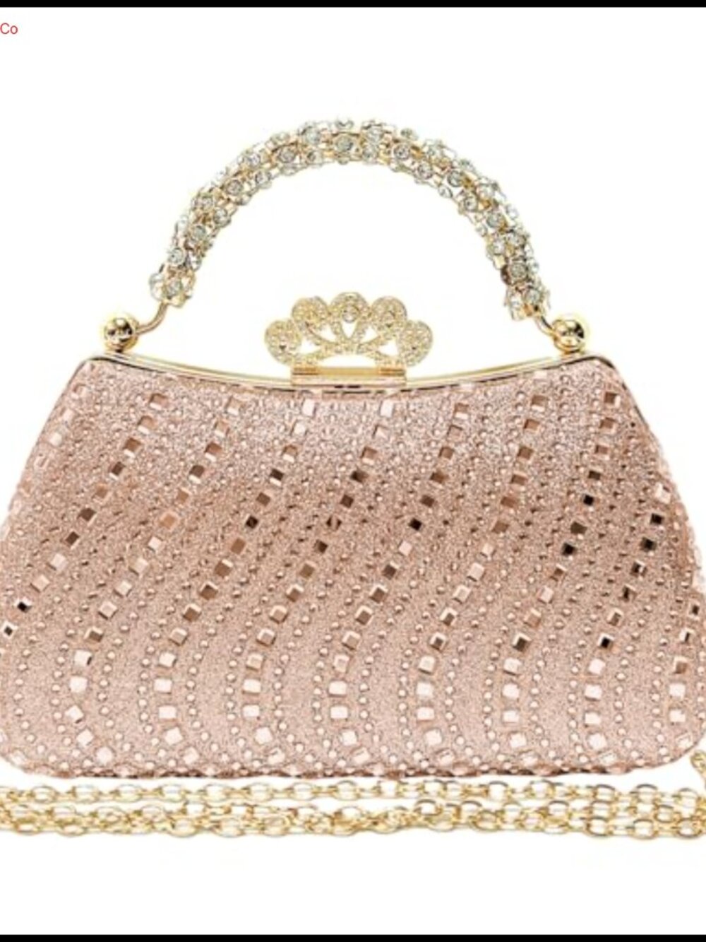 Rhinestone Evening Clutch Sparkly Formal Handbag for Wedding Prom Cocktail